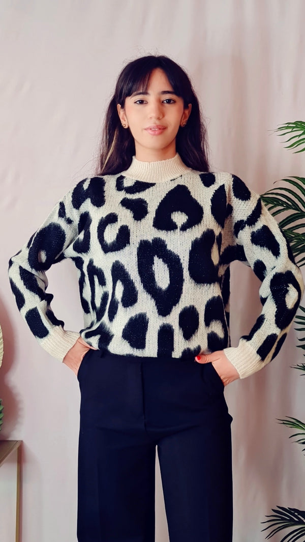 MAGLIONE LEOPARD